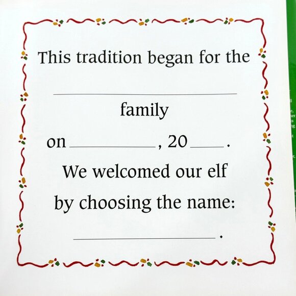 The Elf On The Shelf: A Christmas Tradition Book -- Book Only - Picture 5 of 5